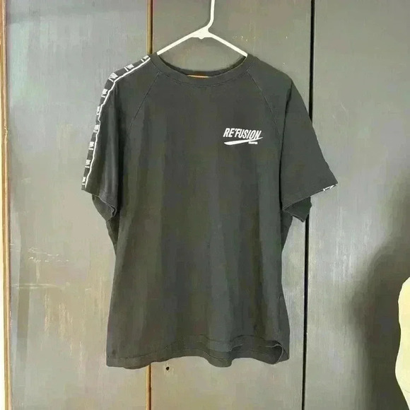 Re-Fusion Re’htrelt Short Sleeve Tee Black 
Cotton Japanese Streetwear‎ Urban xL - Picture 1 of 9
